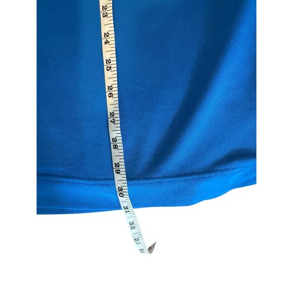 FootJoy FJ Blue Golf Polo TPC Sawgrass Logo Men’s Large Performance Shirt - Picture 11 of 11